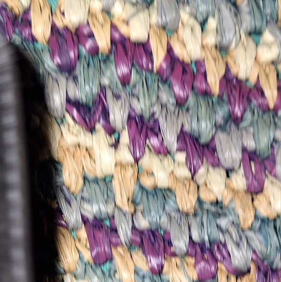 Flora and Bella LARGE STRAW BAG/TOTE/ PURSE - - Picture 3 of 7